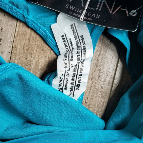 NWT Catalina Women's Teal Mid-Rise Swim Skirt Size Medium - Picture 7 of 16